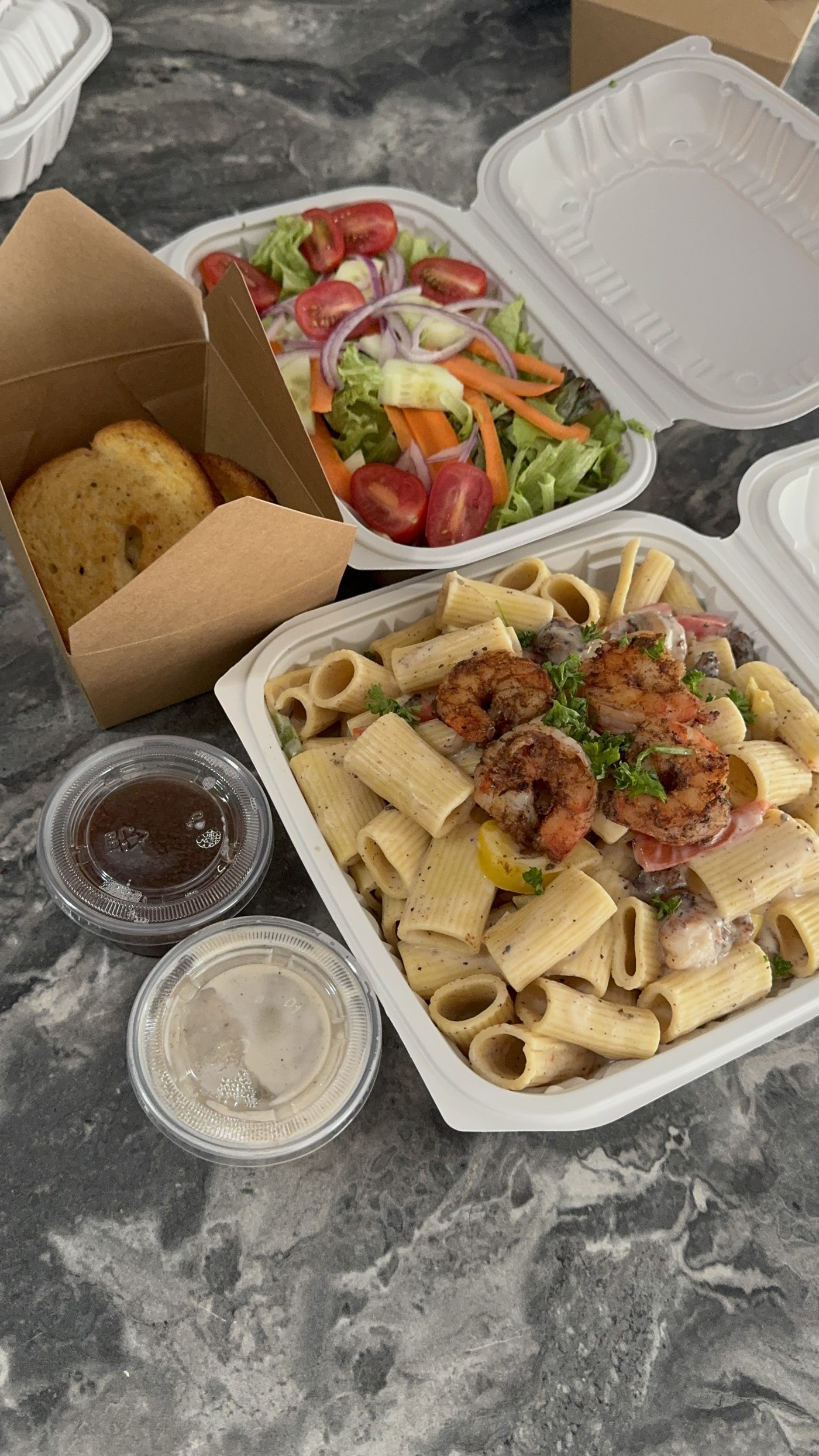 UrFavKitchen Caribbean-Italian fusion spread